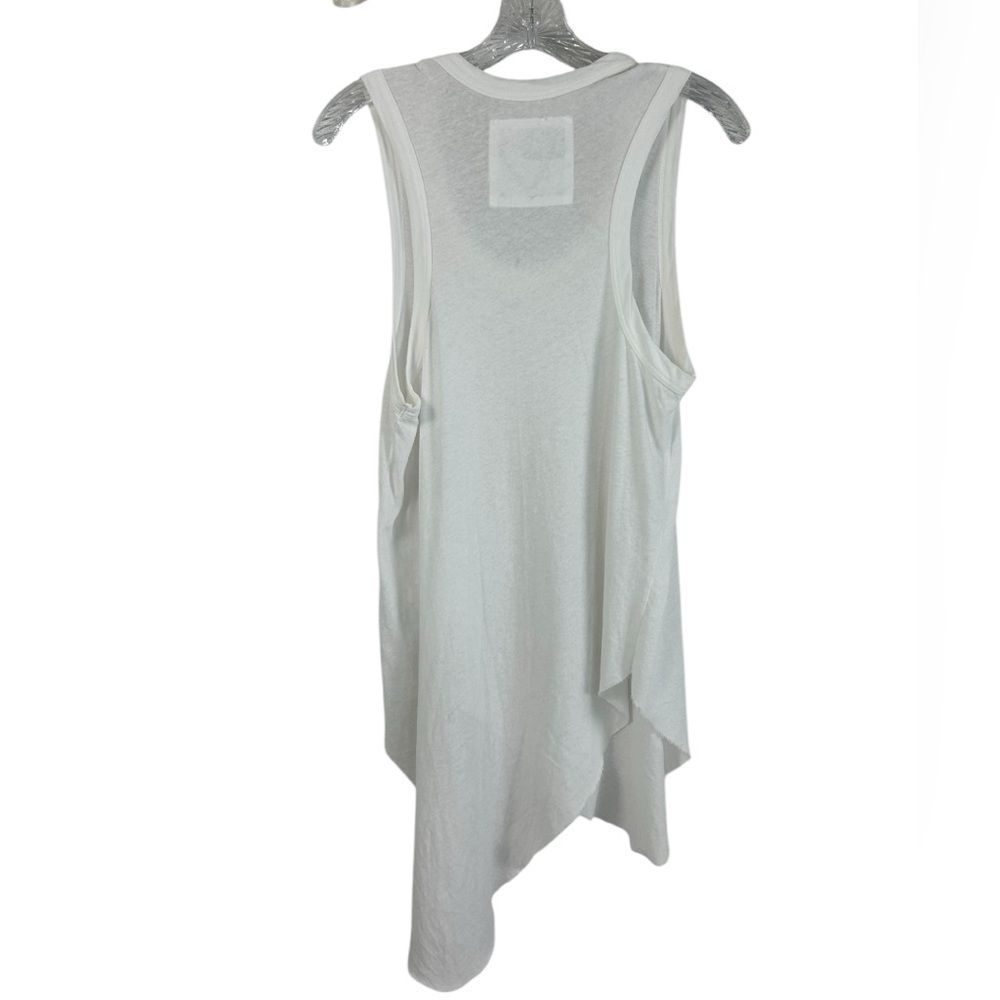 Frank & Eileen Tee Lab White High Low Tank Top Yoga Women's X-Small Read - Picture 5 of 14